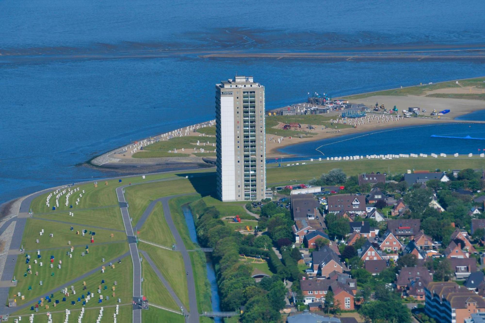 Buesumer Hochhaus Meerblick 9 Buitenkant foto
