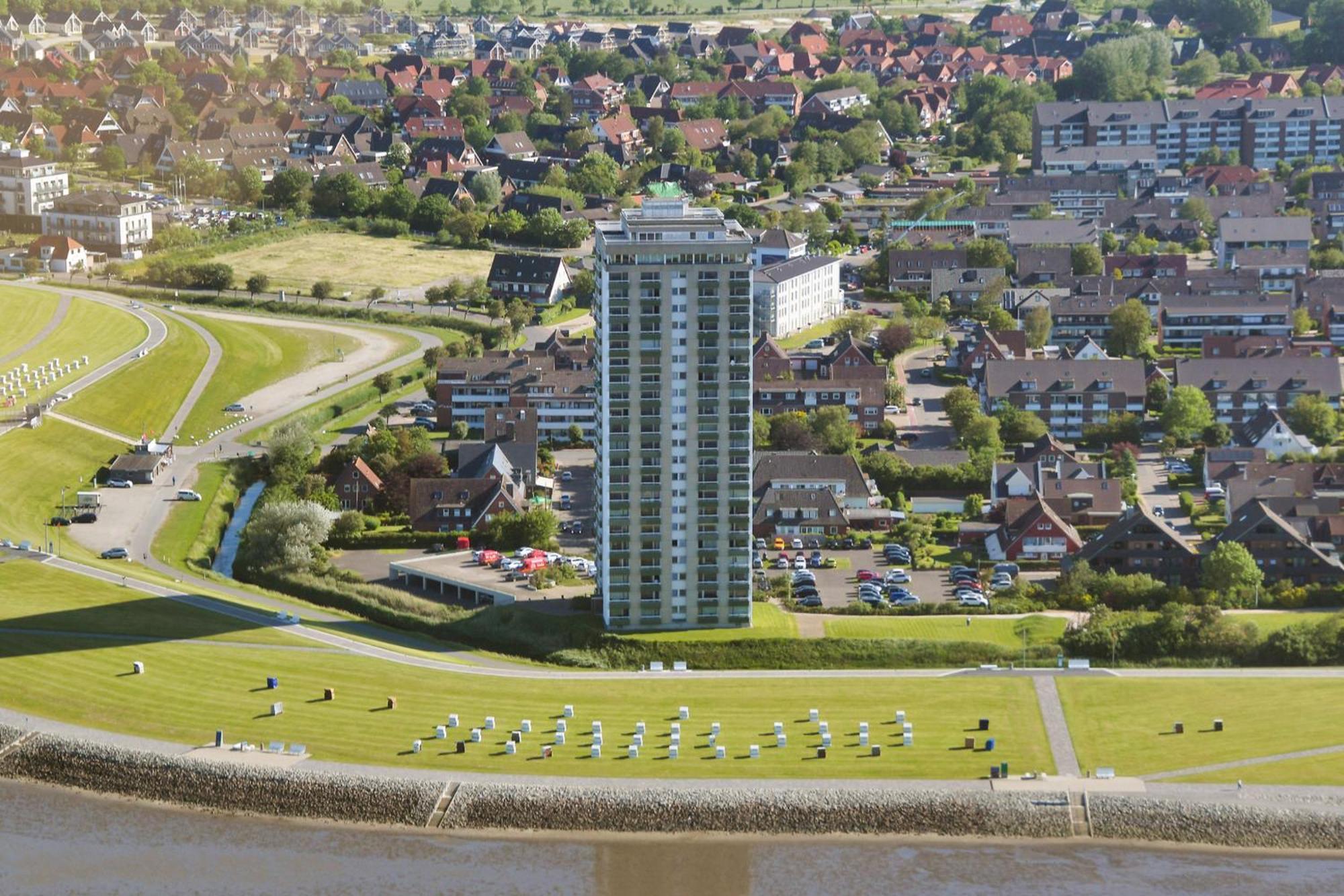 Buesumer Hochhaus Meerblick 9 Buitenkant foto